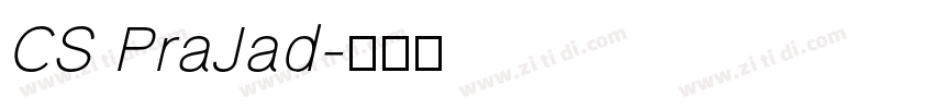 CS PraJad字体转换